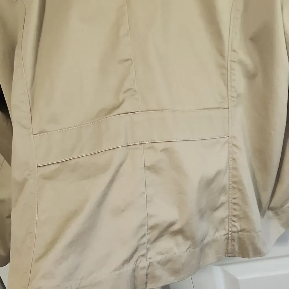 Vintage Lane Bryant Women's Tan Single Breasted Blazer Size 26 Shoulder Pads‎